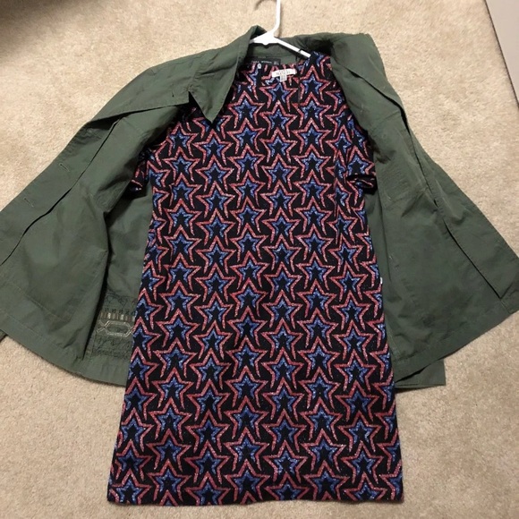 Zara Dress and Military funky jacket - Picture 2 of 4